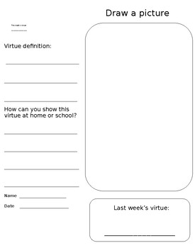 Preview of Weekly Virtue for Classical Education