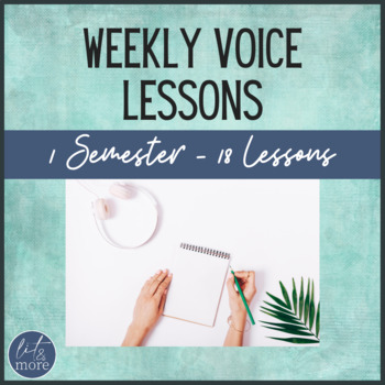 Preview of Weekly Voice Lessons for AP Literature - Study Author’s Voice & Style