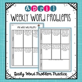 April Daily Word Problems | 3rd Grade | Distance Learning