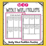 May Daily Word Problems | 3rd Grade | Distance Learning