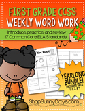 Weekly Word Wizard - First Grade YEARLONG BUNDLE