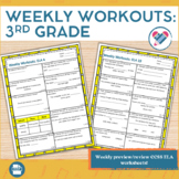 Weekly Workouts Language Arts 3rd Grade Preview/Review Wee
