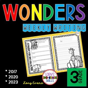 Preview of Weekly Writing - 3rd Grade WONDERS
