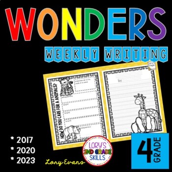 Preview of Weekly Writing - 4th Grade WONDERS