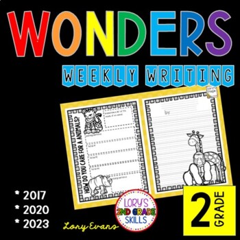 Preview of Weekly Writing Activity 2nd Grade WONDERS