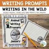 Literacy Centers: January | Animal Picture Writing Prompts