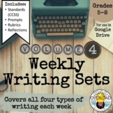 Weekly Writing Set 4| Google Slides daily practice over th