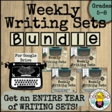 Weekly Writing Sets BUNDLE: Daily Writing practice for the