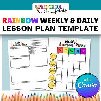 Preview of Weekly and Daily Lesson Plan Template