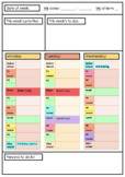 Weekly and Daily Teacher Schedule (DIY Template)