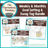 Weekly and Monthly Goal Setting Bundle with Swag Tags