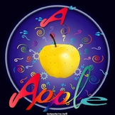 Weekly letter craft A is for the apple. Great for preschool