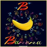 Weekly letter craft B is for the Banana. Great for preschool