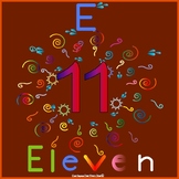 Weekly letter craft E is for the Eleven. Great for preschool