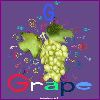 Preview of Weekly letter craft G is for the Grape. Great for preschool