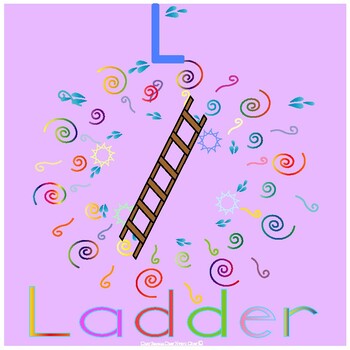 Preview of Weekly letter craft L is for the Ladder. Great for preschool