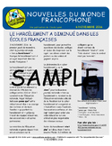 Weekly news summaries for French students: November 6, 2016