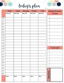 Weekly planner and to do list