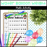 Weigh the Water Balloons Balance Scale Activity
