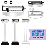 Weighing Scale Clip Art Set - Customizable pieces!