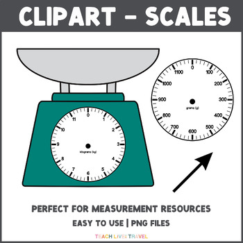 Preview of Weighing Scales Clipart - Measurement Resources 