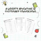 Weight Customary Unit Conversions: Ounces, Pounds, and Tons