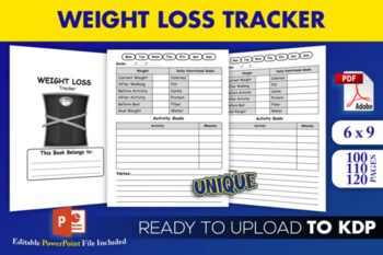 Weight Loss Journal Template from ecdn.teacherspayteachers.com