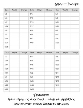 Weight Loss Tracker