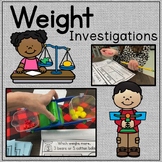 Weight, Nonstandard Measurement Activities, Kindergarten &
