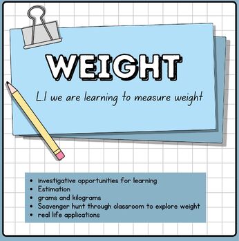 Weight Maths Measurement Topic Measuring Weight Powerpoint Cfe