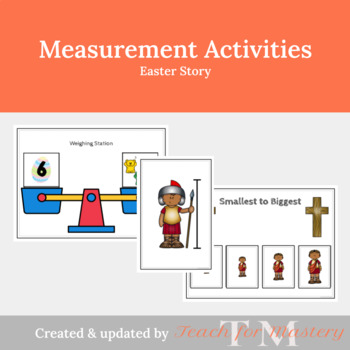 Preview of Weight Measurement Activities: Easter Story