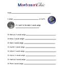 Weight On Other Planets worksheet