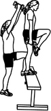 Weight Training Combo Lifts Clipart