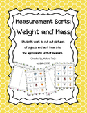 Weight and Mass Measurement Sort