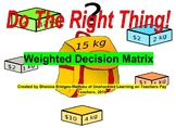 Weighted Decision Matrix (Modified Pugh Chart) - Forever Free