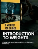 Weightlifting/Resistance Training Introduction (9 Weeks)