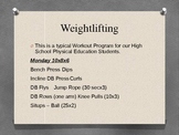 Weightlifting in Physical Education