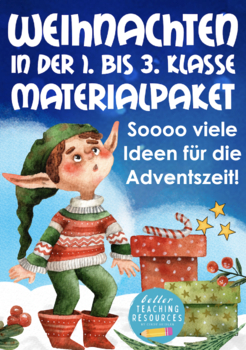 Preview of Weihnachten Deutsch - German Christmas bundle Grundschule (primary school)