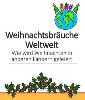 Preview of (GERMAN LANGUAGE) Weihnachtsbräuche Weltweit - Reading guide - AUF DEUTSCH