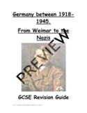 Weimar and Nazi Germany Revision Booklet - Test Prep