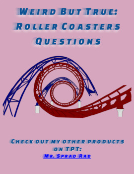 Preview of Weird But True! Roller Coasters - Video Questions (Season 1, Episode 12)