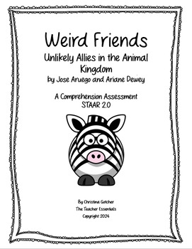 Preview of Weird Friends, Pearson My View, Assessment, STAAR 2.0 New Question Types
