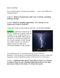 Weird Weather - Ball Lightning, Dust Storms, Rainbows, ANSWER KEY