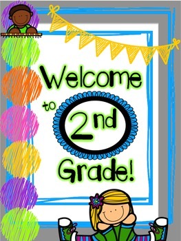 welcome back 2nd grade packet by ashley delane 2nd