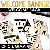 Welcome Back Banner for Back to School - Chic & Glam Class