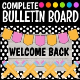 Welcome Back Complete Bulletin Board Kit with pencils for 