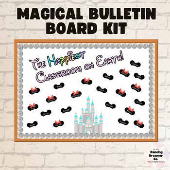 Disney inspired classroom decoration bulletin board, banners, crafts and  posters