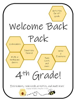 Preview of Welcome Back Pack 4th Grade