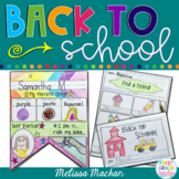 Back to School Activities for the First Week of School