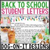 Welcome Back To School Letters Editable Digital Google Sli